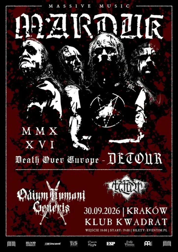 Marduk wystąpi w Krakowie z polskimi supportami we wrześniu